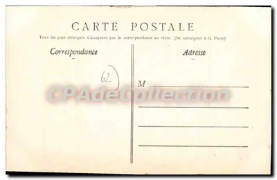 Boulogne-sur-Mer — Invoer van het Oude Kasteel — Uitgave Galeries des Deux-Picques — Achterkant
