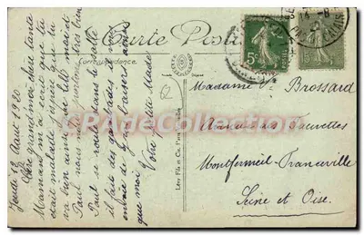 Berck-Plage — La Digue — LL — Verso
