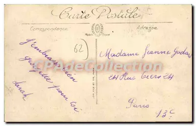 Berck-Plage — O Hospital Marítimo — T.G., 30, rue Carnot, Berck-Plage — Verso