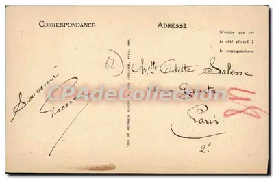 Berck-Plage — A Praia com Maré Baixa — LL n°169 — Verso
