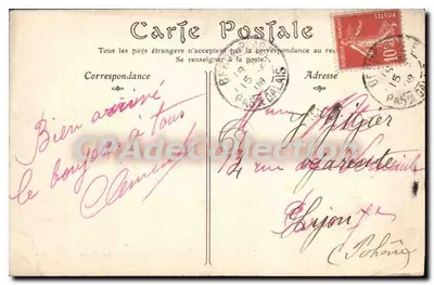Berck-Plage — A Praia com Maré Baixa — Librairie Papeterie Carnot, Rue Carnot — Verso