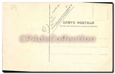 Berck-Plage — Grand Hôtel — Stara pocztówka Paris No. 11 — Rewers