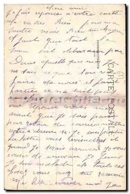 Berck-Plage - A Marée Haute — Cartolina d'epoca de Collection, n°15 — Verso