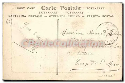 Berck-Plage - Rue de la Plage — Heliotipia di H.B. Chot, n°98 — Verso