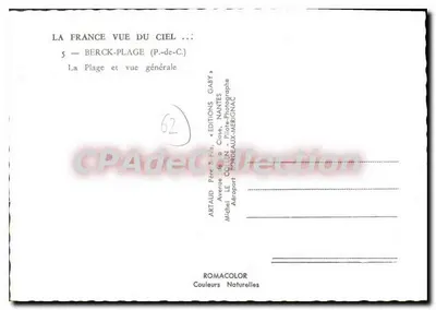 Berck-Plage — vista generale — Gaby — Verso