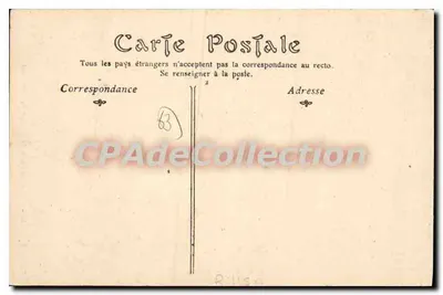 Riom - A Porta da Igreja do Marthuret — editor CPADeCollection, n° 59 — Verso