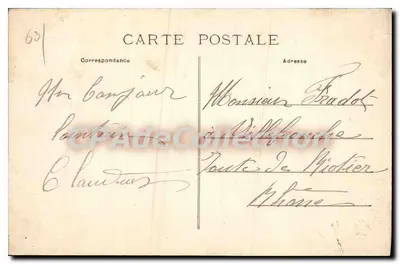 Environs de CHATELGUYON, CHAZERON, o Castelo — A Auvergne, n°421 — Verso