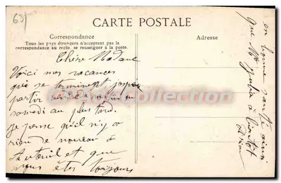 Murols — A Igreja e o Castelo — A Auvergne Pittoresque 2152 — Verso