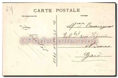 Saint-Nectaire — Kasyno i Jezioro — Wydawca: CPAdeCollection — Rewers