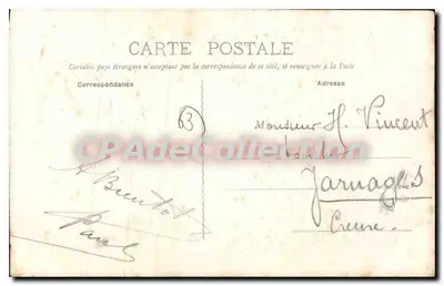 Clermont-Ferrand — Estátua de Blaise Pascal — Nouvelles Galeries, Clermont-Ferrand — Verso