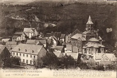 Orcival — Vista geral — A Auvergne pitoresca, n°4539