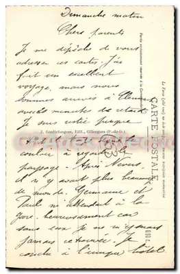 Orcine e Puy de Dôme — Vista Geral — a.d'o. - 1130 — Verso