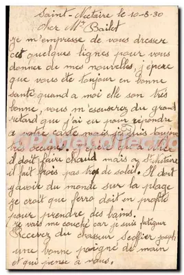 Saint-Nectaire - Vista geral — editor desconhecido, n° de série 1 — Verso