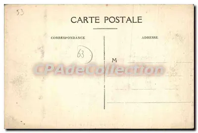 Courpière - Zamek Rioux — Malaleuge-Bordel, Thiers, n°408 — Rewers