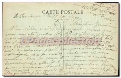 La Bourboule — Widok z tarasu Hotelu Anglijskiego — CPAdeCollection — Rewers