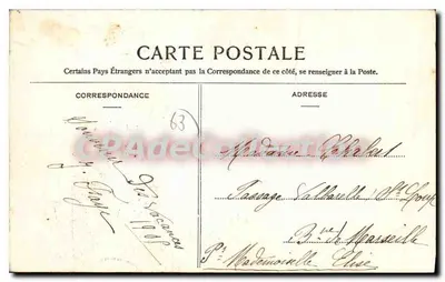 La Margeride — Thiers (P.-de-D.) — A. Charles, uitgever, Thiers — Achterkant