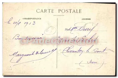 St-Maurice-de-Pionsat — Vista dos Rochos, lado Norte — B.L. (editor) — Verso