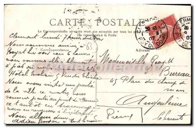 Clermont-Ferrand - Plac Jaude — wydawca anonimowy, n° 802 — Rewers