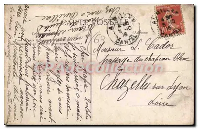 Ponte de Saint-Cirgues-de-Jordanne — A Auvergne — editor Rosmann-Bellet — Verso
