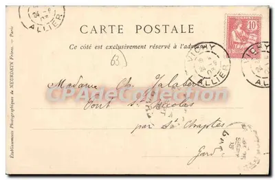 Thiers — Le Moûtier, widok z Saint-Jean — Zbiory ND Phot — Rewers