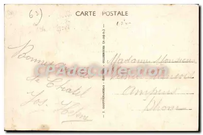 Châtel-Guyon — Les Grands Hôtels — G.D'O. 1358 — Rewers
