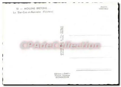 Młyn wodny — Le Ster-Coz-en-Bannalec (Finistère) — Éditions Gaby — Rewers