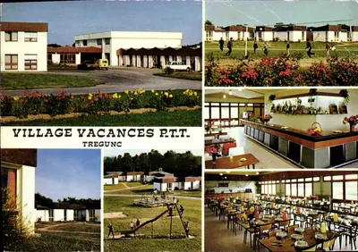 CPSM Village Vacances P T T Tregunc Bretagne Sud a Proximite de Concarneau Vacances P T T Cornouaill
