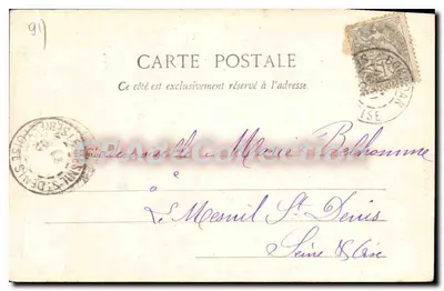 Dourdan - De Donjon — Lib. A. Belhoms — Achterkant