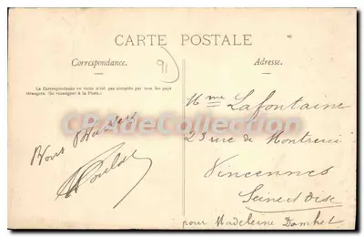 Athés-Mons — A Orge desembocando na Sena — Buret, editor, Ivry — Verso