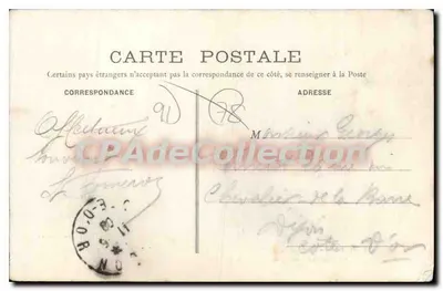 CPA Longpont Lormoy par Saint Michel sur Orge le chateau vu de la prise d'eau ce chateau fut rebati — Verso