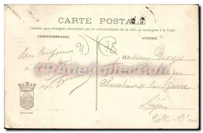Lormoy-Longpont — O Castelo — Edição de L'Orge, A. Thévenet, Savigny — Verso