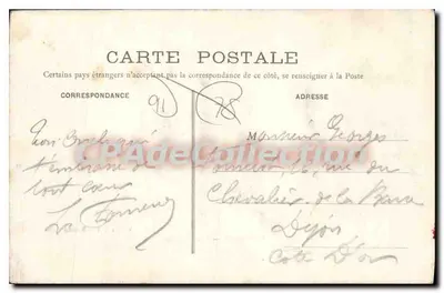 CPA Longpont vue generale ce village recut la visite des Rois Louis III Philippe le Bel en 1304 et 1 — Verso