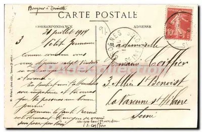 Crosnes (S.-et-O.) — O Yerres no Ponte Henri — Verso