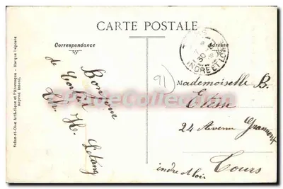Corbeil (S.-et O.) — Bracia Gagliani, dobroczynnicy Corbeil — Robert Fleury, malarz — Zbiór Paul Allorge, seria C c 6 — Rewers