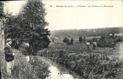 Bures (S.-et-O.) - L'Yvette - A Pesca e a Fenosa