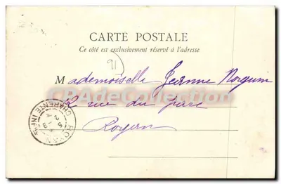Młyny i nabrzeża — Corbeil — B.F. Paris — Rewers