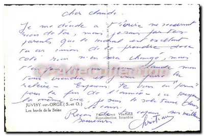 Juvisy-sur-Orge — Brzegi Seiny — Photo Jumier — Rewers