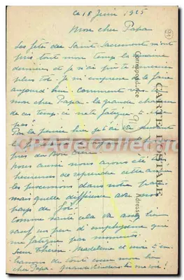 Asilo Santa Helena - Epinay-sous-Senart (S.-e-O.) — A Nova Capela — Giechi-Portland, Paris — Verso