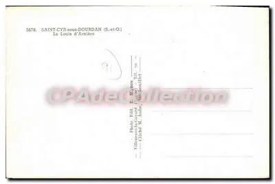 Saint-Cyr-sous-Dourdan — Le Logis d'Arnière — E. Mignon — Verso