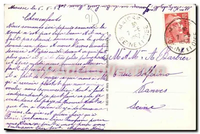 MAISSE (S.-et-O.) — Widok na Essonne — Rewers