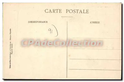 Longjumeau (S.-et-O.) — Hotel de Ville e Monumento Adolphe Adam — Collection Paul Allorge, Série Cl 10 — Verso