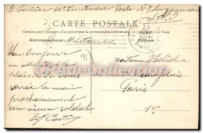 Longjumeau (S.-et-O.) - Widok na Yvette — B. F., Paryż — Rewers
