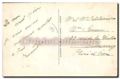 LARDY (S.-et-O.) — As margens da Juine — Editor não identificado — Verso
