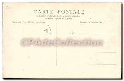 Étampes — Piazza e Via dell'Hôtel-de-Ville — B. F., Parigi — Verso