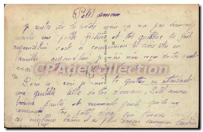 Brunoy (S.-et-O.) — La Mairie — Verso