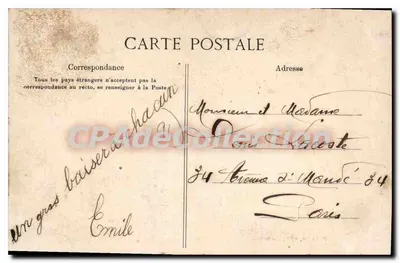 Corbeil — Podprefektura — Mardelet, wyd., Corbeil — Rewers
