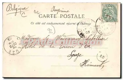 Courbevoie — O Ponte Bineau — Editora Claière, n°3 — Verso