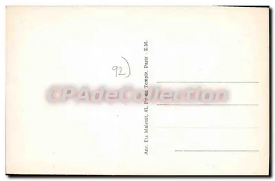 Szpital Wojskowy Percy — Wjazd główny E.M. — Clamart — Rewers