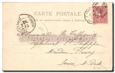 Bois de Clamart — Lago de Trivaux — P. Marmouze, Paris, n°45 — Verso