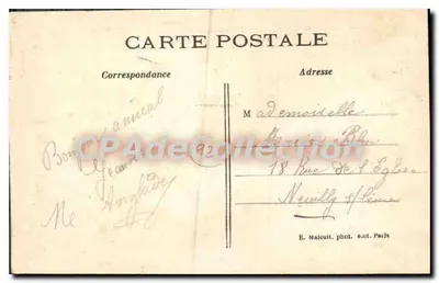 Chatillon — St-Anne d'Auray (strona zachodnia) — E. M. — Rewers